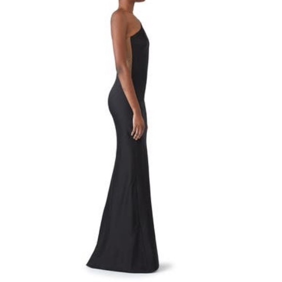 KAUFMANFRANCO Onyx Column Gown dress K13 - Picture 3 of 8